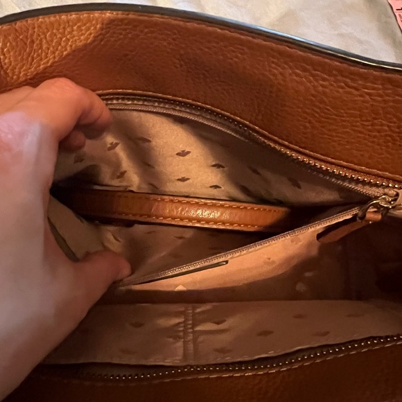 Kate spade cognac crossbody purse - Picture 2 of 7
